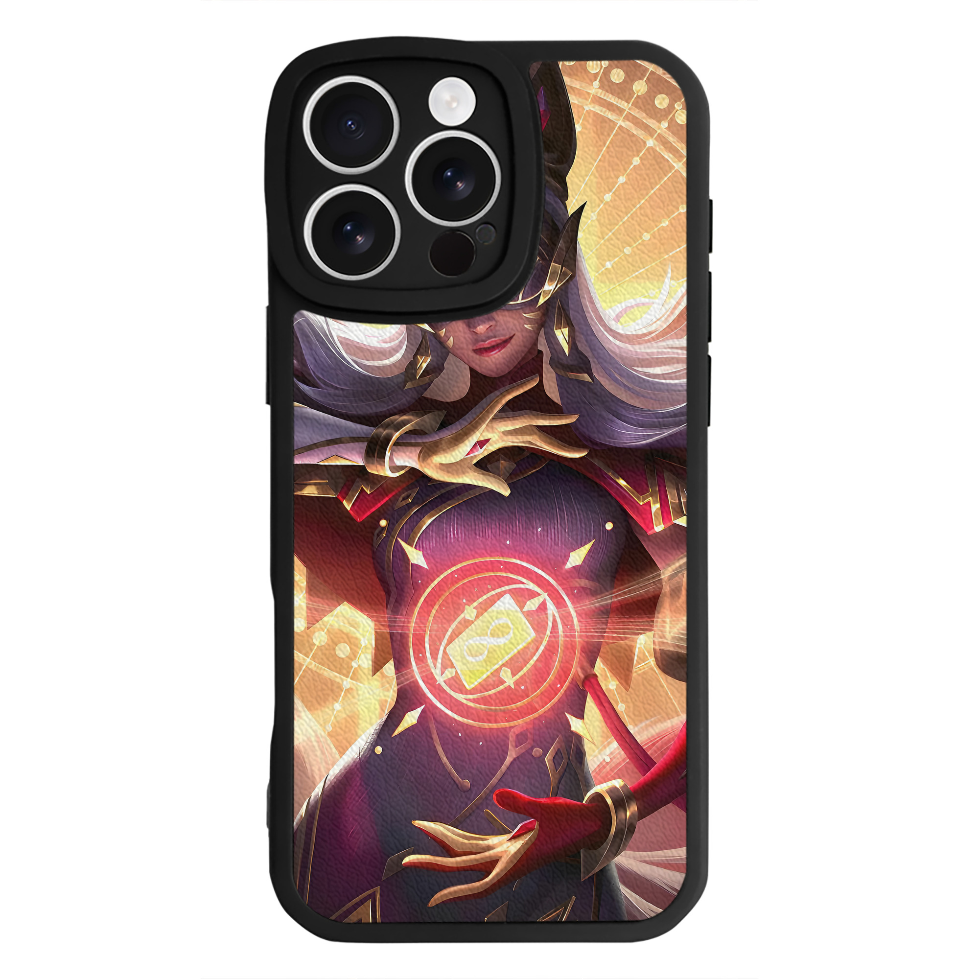 リーグ・オブ・レジェンド League of Legends LOL 【iPhone 16シリーズ対応】シリコンスマホケース（レザー調） 材質：シリコン